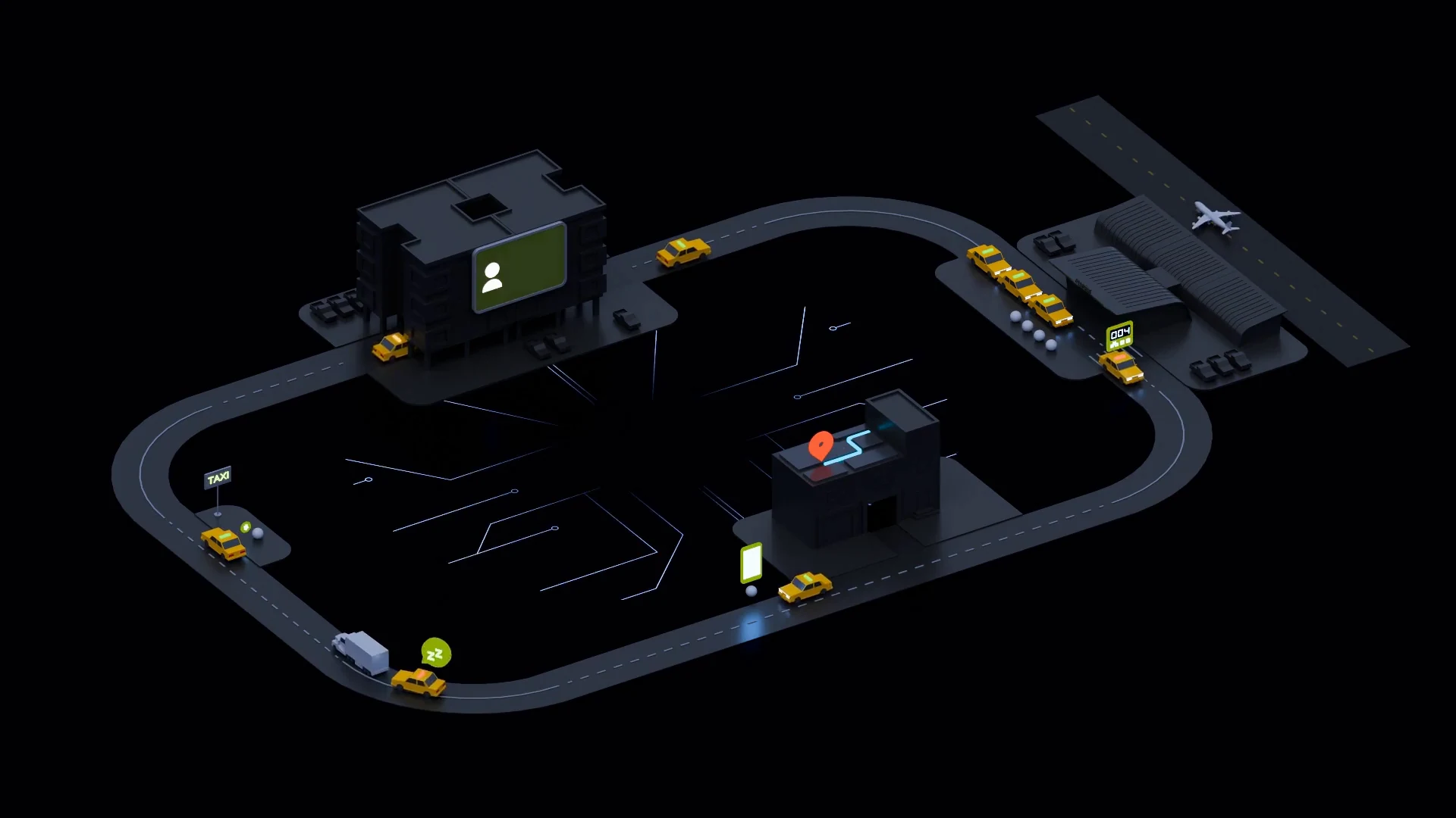Taxi / A spatial view of the operating environment